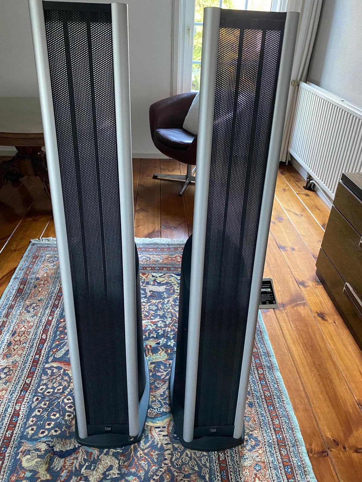 Electrostaten Final, Ophalen, Zo goed als nieuw, Vloerstaande luidspreker, Overige merken