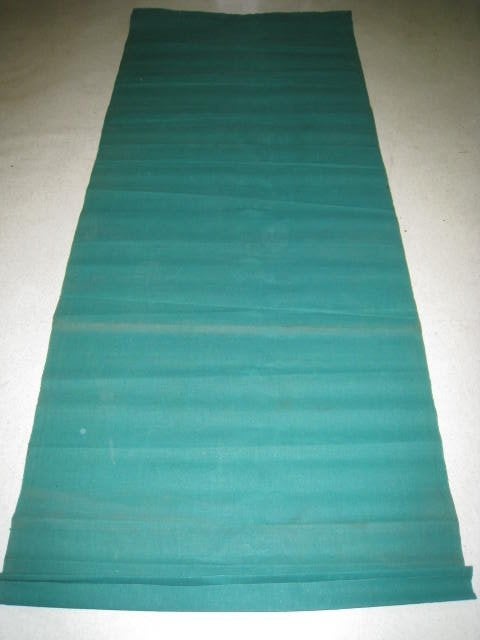 Stuk groene dikke stof, zeildoek : L 255cm x B 101 cm., Ophalen, Nieuw, 15 m² of meer, Zeil
