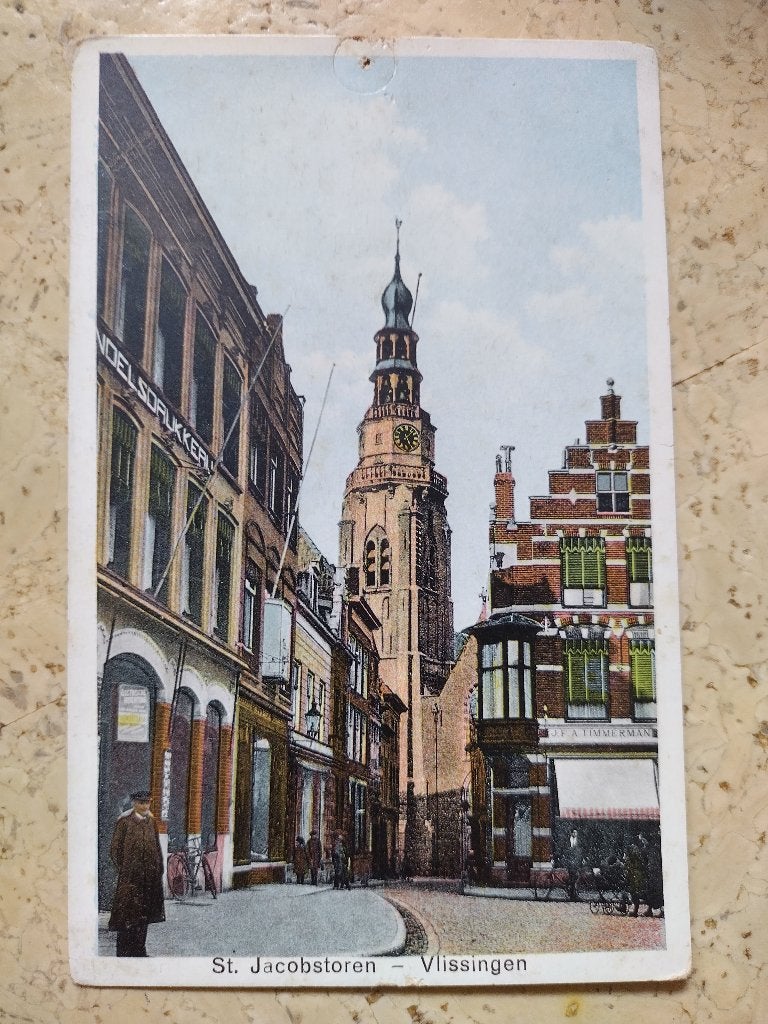ansicht Vlissingen 1936, Ophalen of Verzenden, 1920 tot 1940, Gelopen, Zeeland