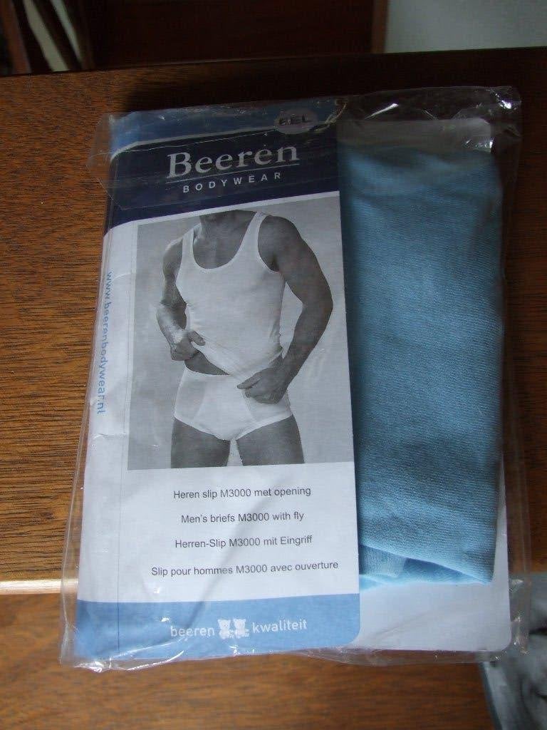 Beeren lichtblauwe nieuwe slip met opening XXL, Kleding | Heren, Ophalen of Verzenden, Blauw, Beeren, Slip