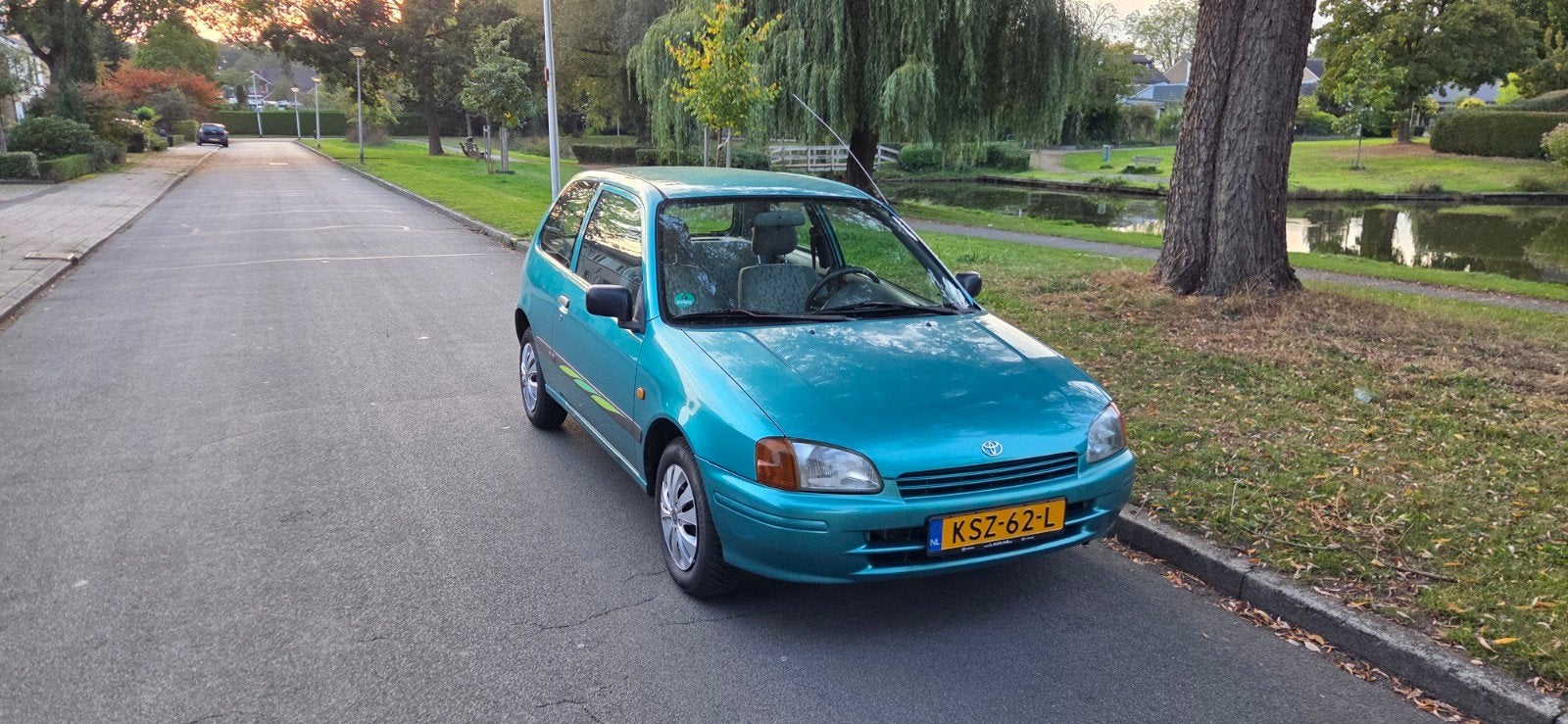 Toyota Starlet 1996 Groen 147.000km veel recent onderhoud, 74 pk, 4 cilinders, Starlet, 400 kg