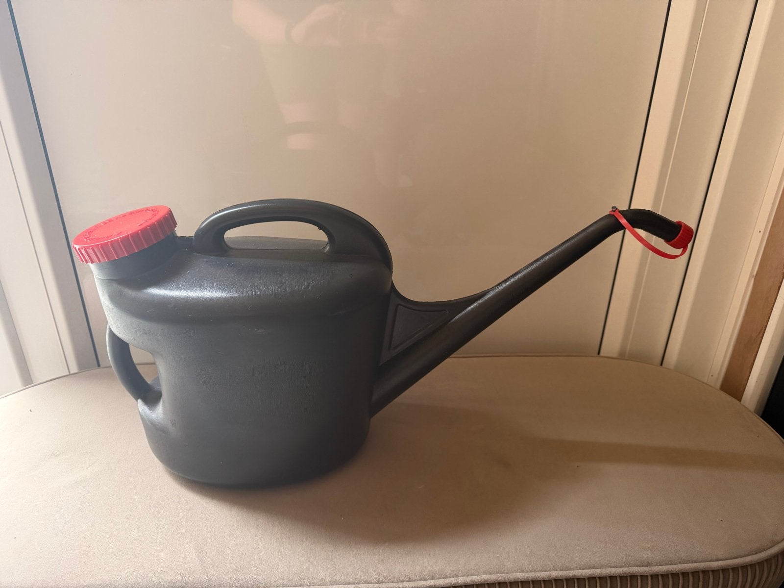 camping gieter met filter - Zwart, Ophalen, Gebruikt, Kunststof