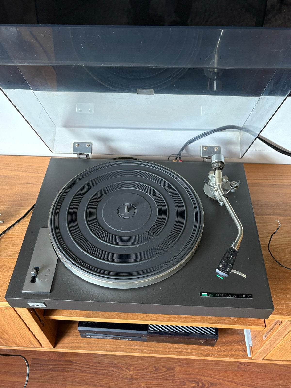 Sansui SR-222 MKII Platenspeler - Belt Drive Turntable, Ophalen, Gebruikt, Platenspeler, Overige merken
