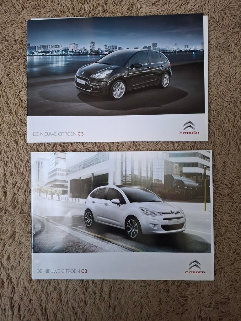2x autofolder Citroen C3, Verzenden, Zo goed als nieuw, Citroën