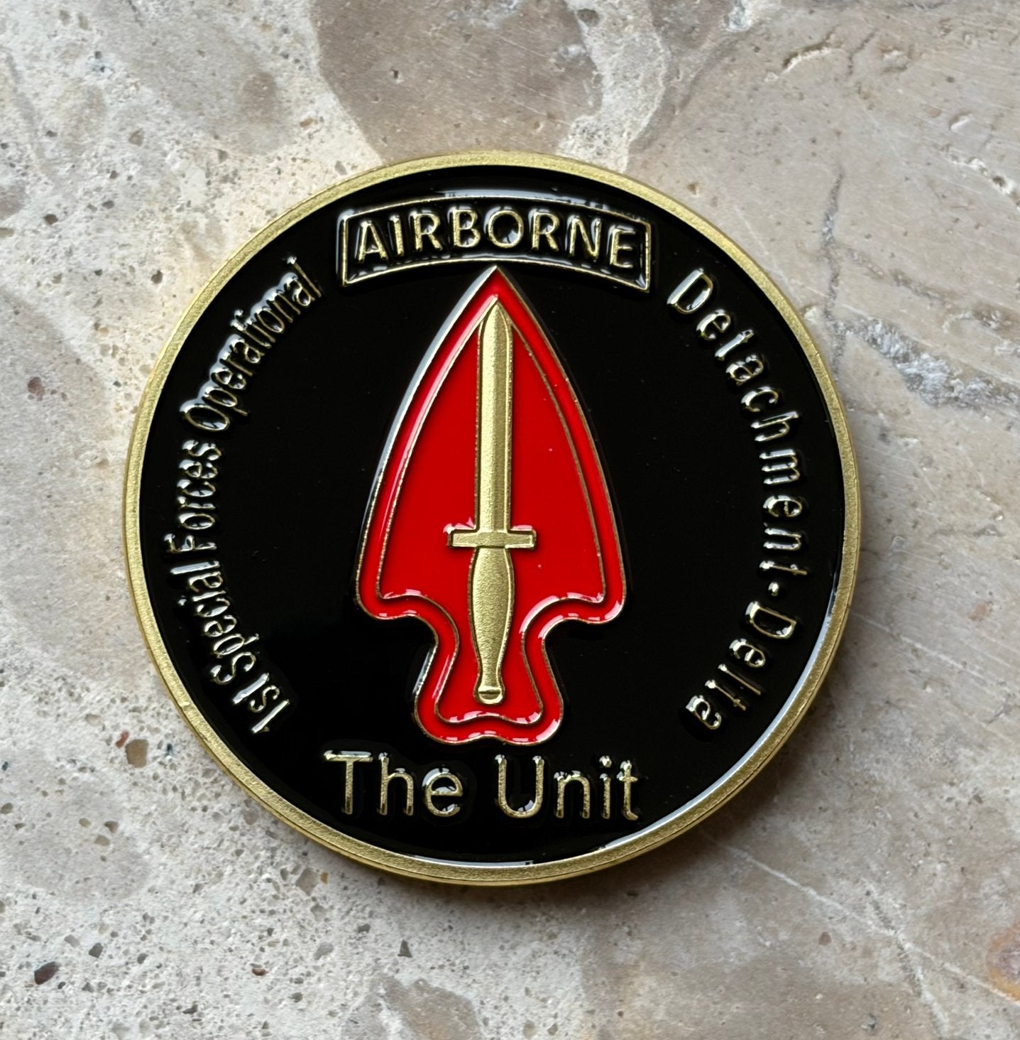 US Army Delta Force special forces coin, Verzamelen, Militaria | Algemeen, Verzenden, Landmacht, Amerika, Embleem of Badge