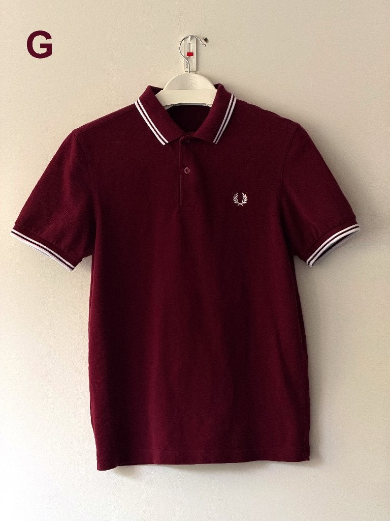 Fred Perry twin tipped polo -M-, Kleding | Heren, Polo's, Maat 48/50 (M), Ophalen of Verzenden, Fred Perry, Gedragen