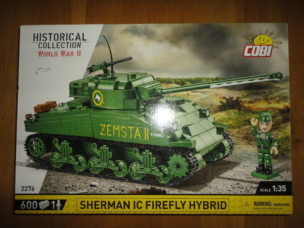 Bouwdoos COBI 2276 Tank Sherman IC Firefly Hybrid, Ophalen of Verzenden, Nieuw