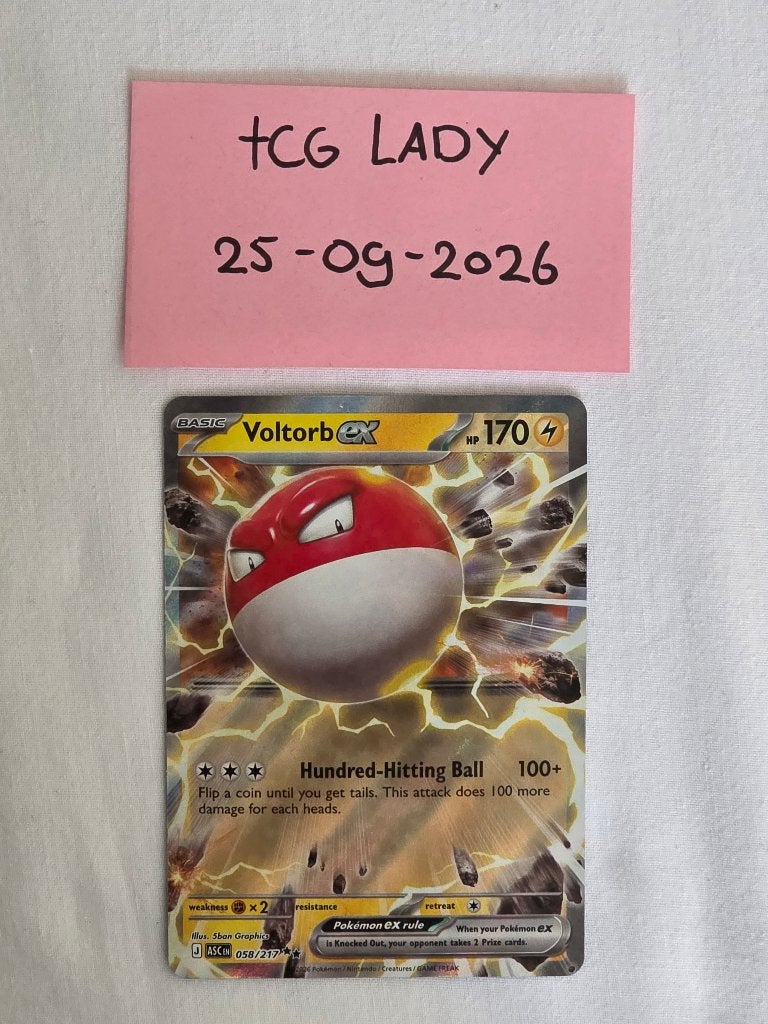 Voltorb ex (ASC 058) NM, Ophalen of Verzenden, Zo goed als nieuw