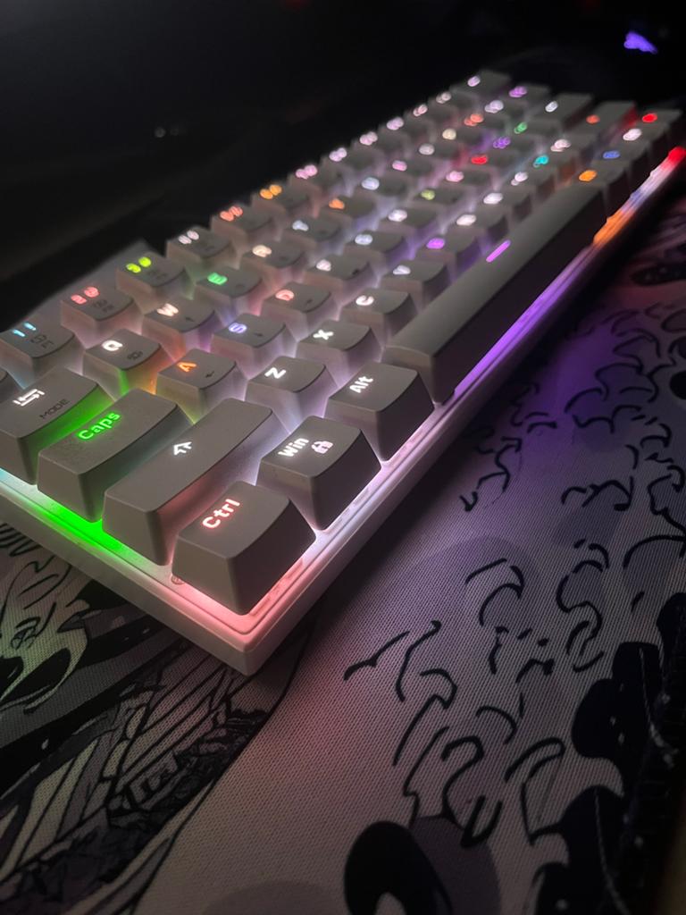 60% keyboard ck62 (motospeed), Computers en Software, Toetsenborden, Ophalen, Gaming toetsenbord, Zo goed als nieuw, Qwerty