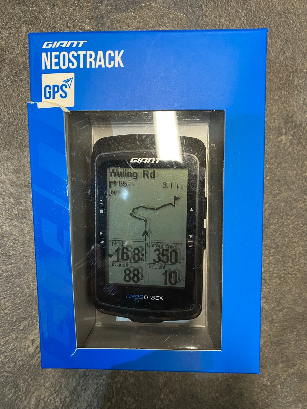 Giant Neostrack GPS fietscomputer - Nieuw in doos, Fietsen en Brommers, Ophalen of Verzenden, Draadloos, Nieuw