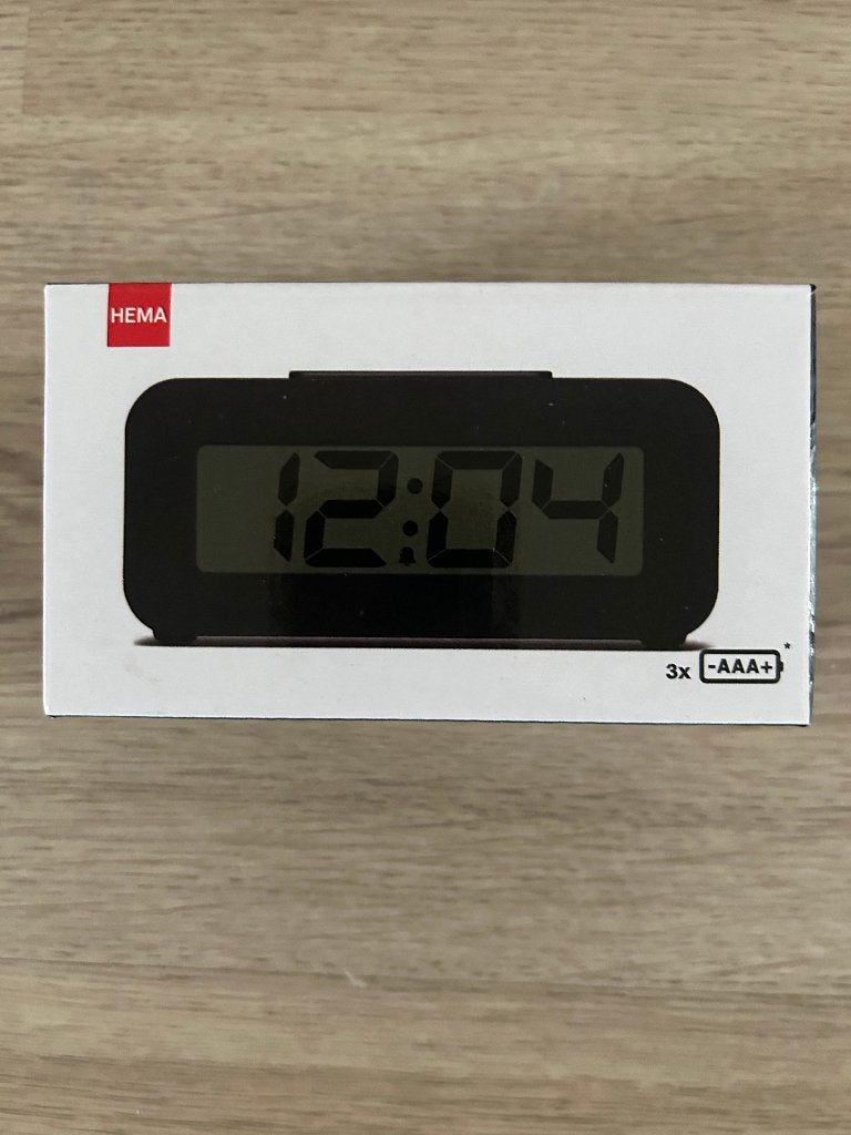 Nieuw in doosje Hema Digitale wekker, Witgoed en Apparatuur, Ophalen of Verzenden, Nieuw, Digitaal