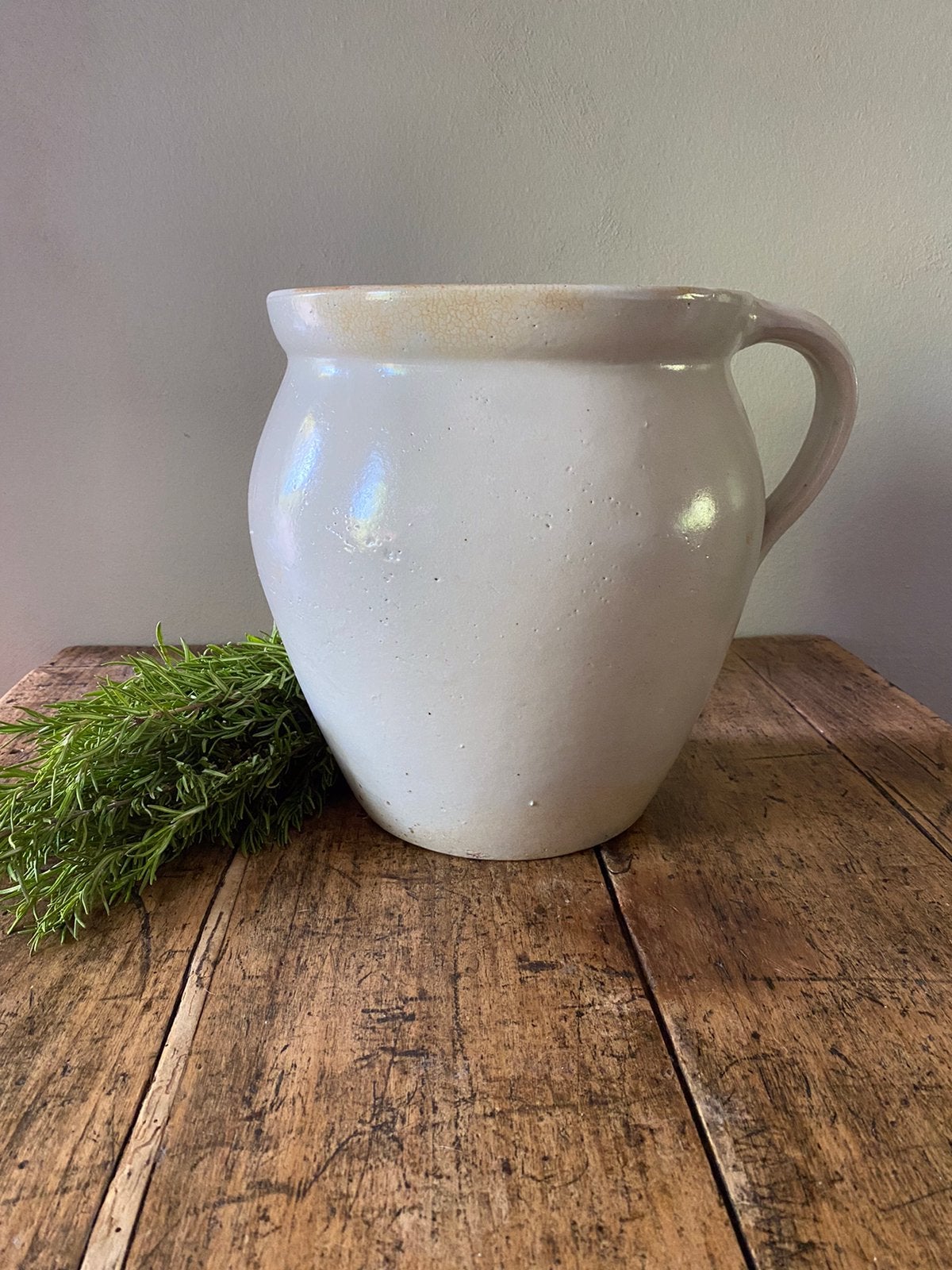 Oude greskruik-Franse pot-aardewerk pot-brocante-grespot, Antiek en Kunst, Ophalen