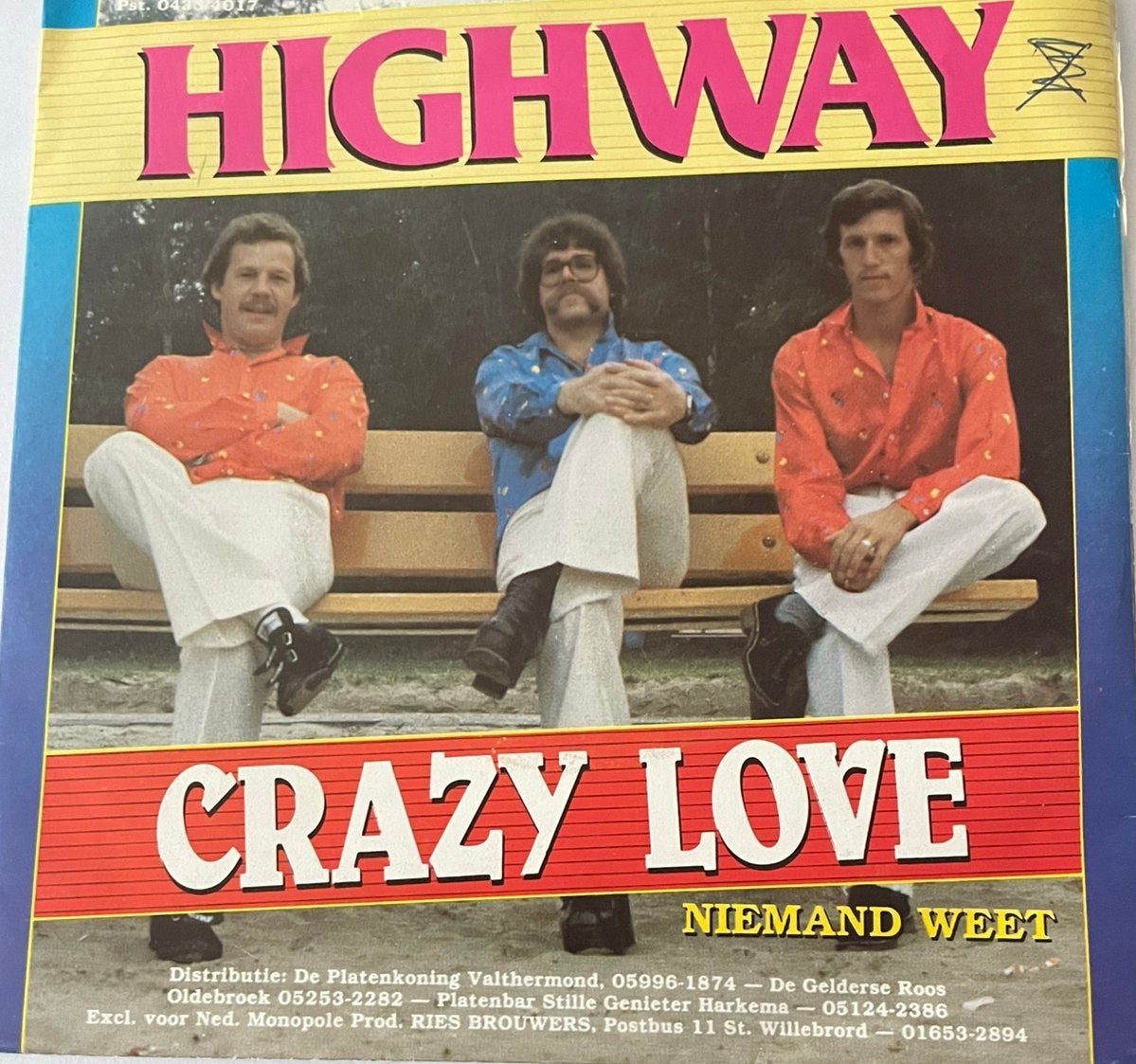 Highway - Crazy love, Ophalen of Verzenden, Zo goed als nieuw, Overige formaten, Levenslied of Smartlap