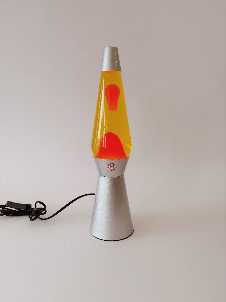 RETRO LAVALAMP | GEEL/ORANJE, Ophalen of Verzenden, Huis en Inrichting