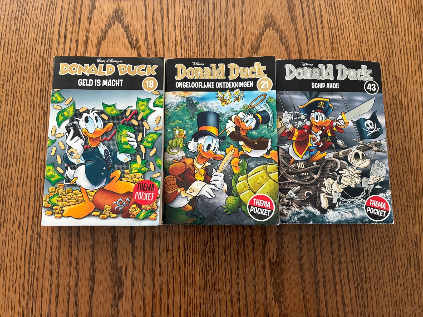 Donald Duck thema pockets, Meerdere stripboeken, Ophalen of Verzenden, Gelezen