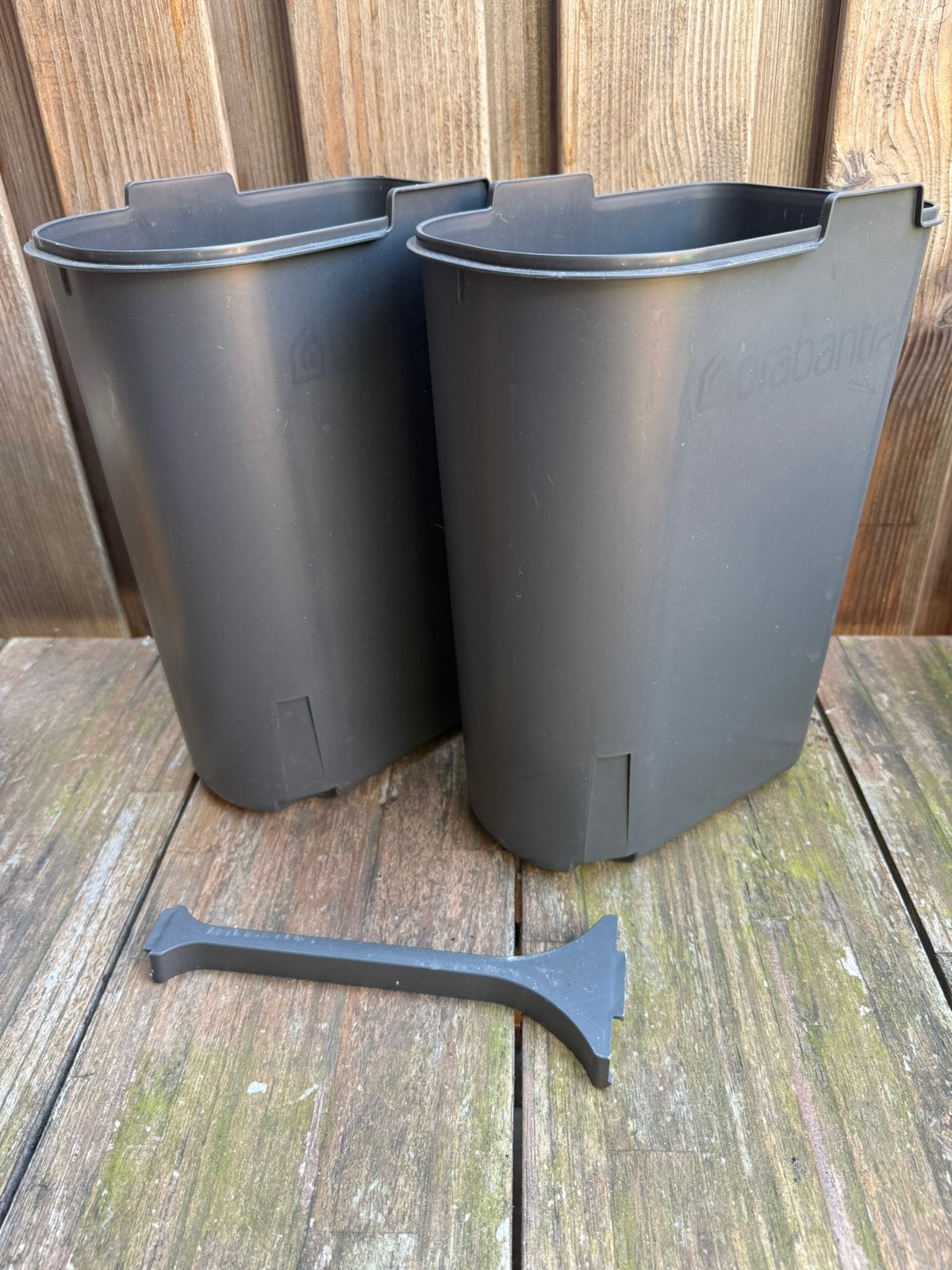 Brabantia 11L bakken binnenemmer verdeler zgan touch bin Bo, Huis en Inrichting, Woonaccessoires | Prullenbakken, 40 liter of meer