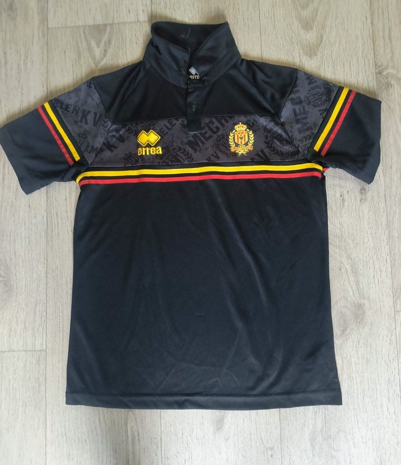 Errea KV Mechelen polo zwart maat 164, Ophalen of Verzenden, Zo goed als nieuw, Overige maten, Zwart