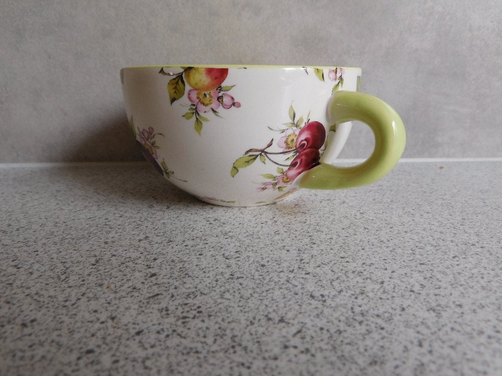 Tea Cup Fruit Have a Sunny Day Jameson & Tailor, Overige merken, Keramiek, Ophalen of Verzenden, Zo goed als nieuw