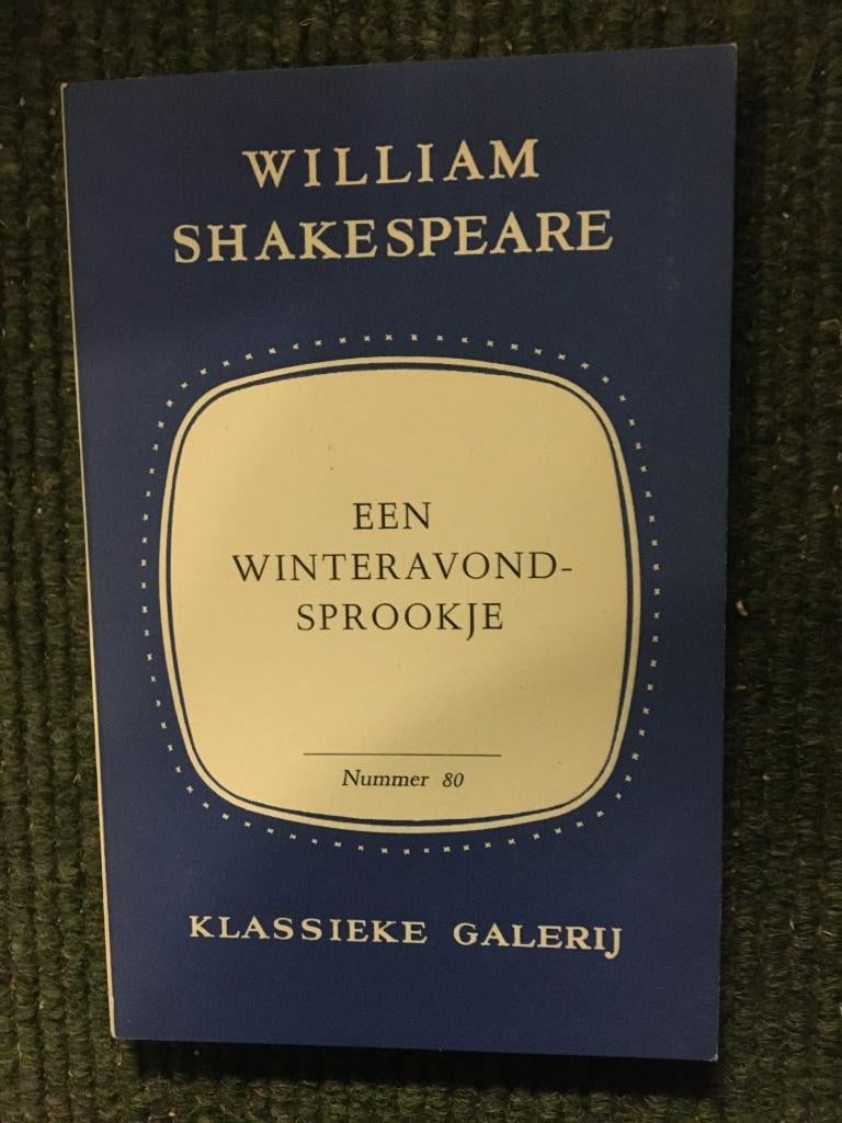 Een winter avond sprookje ; door Willam Shakespeare, Boeken, Kunst en Cultuur | Dans en Theater, Zo goed als nieuw, Toneel, Ophalen of Verzenden