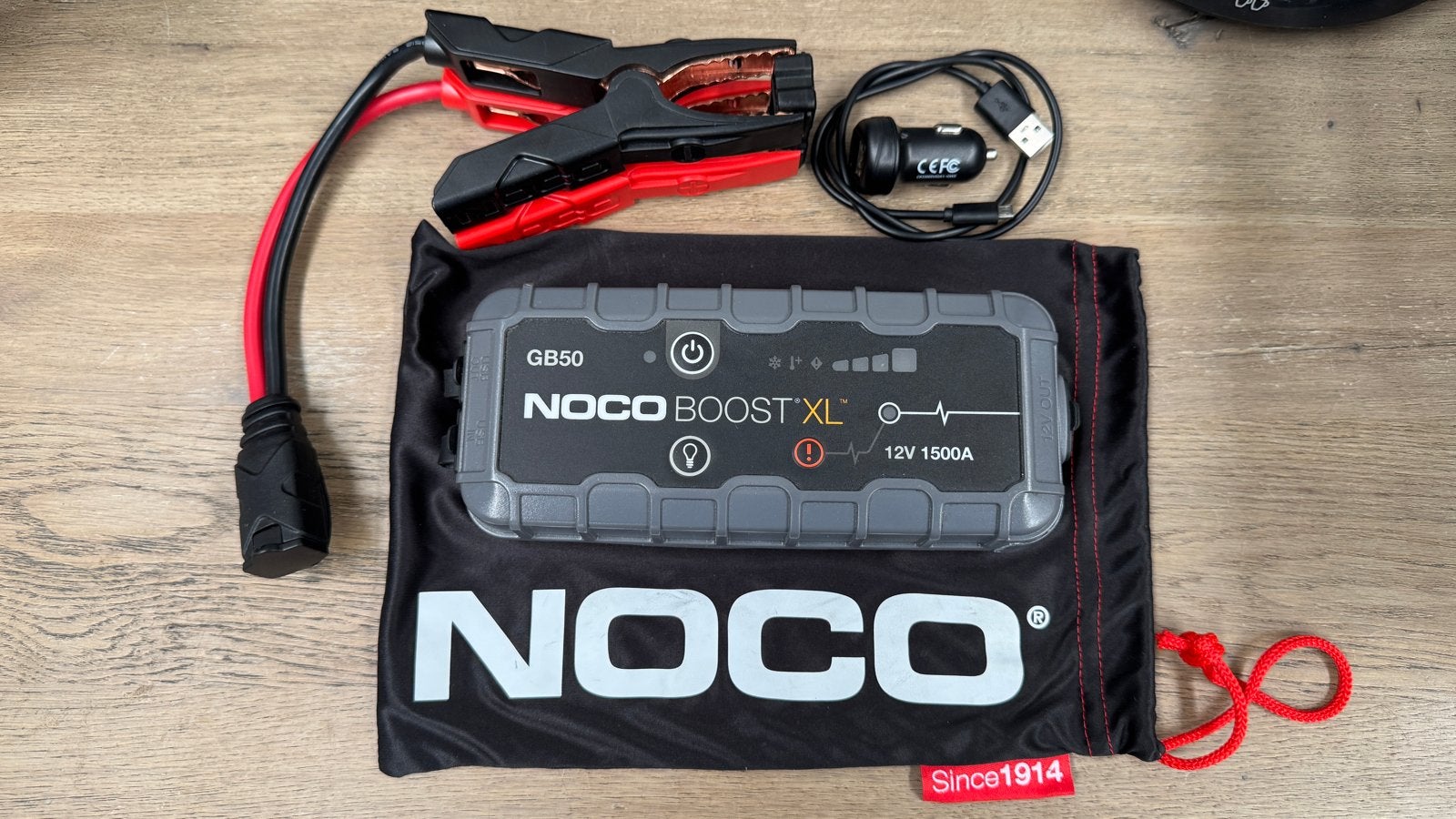 Noco Boost XL GB50 Jumpstarter 12V 1500A, Auto diversen, Jumpstarters, Ophalen of Verzenden, Zo goed als nieuw