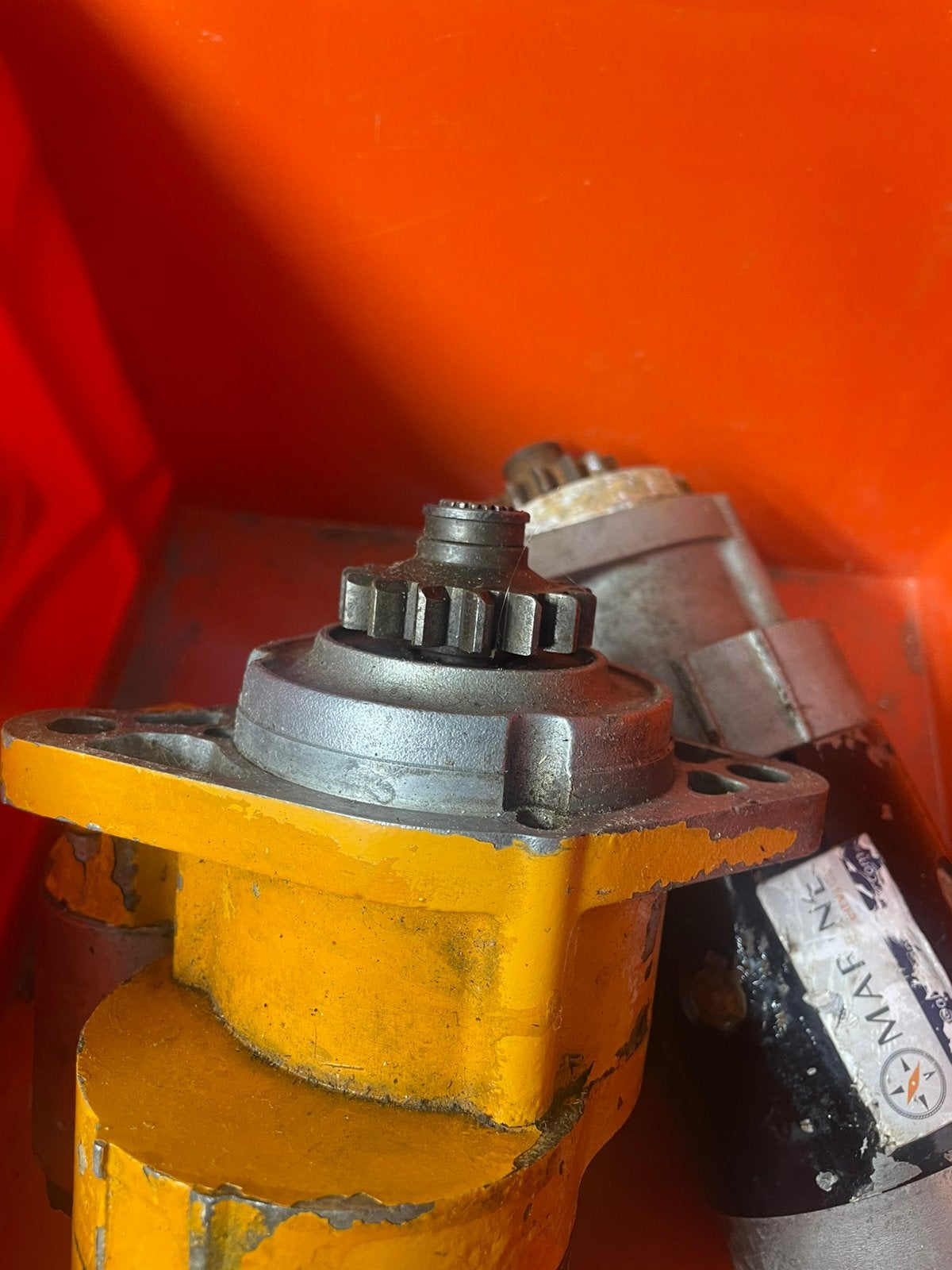 Startmotoren vetus m14, Ophalen