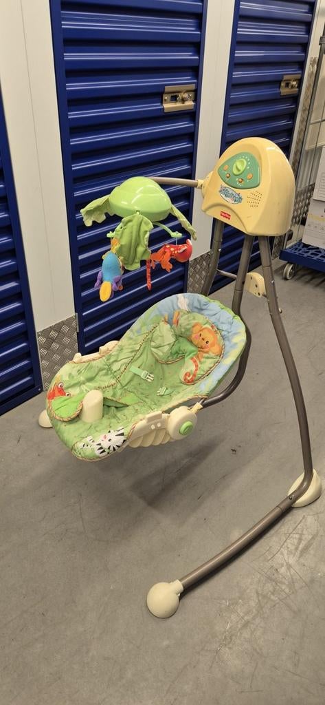 Fisher-Price Rainforest Schommelstoel met Muziek en Geluid, Kinderen en Baby's, Wipstoeltjes, Fisher-Price, Schommelstoel, Verstelbaar