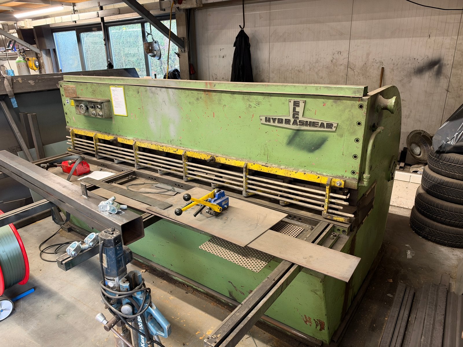 P&S / ELGA Hydrashear hydraulische knipbank – 2500 mm – 6 mm, Zakelijke goederen, Ophalen