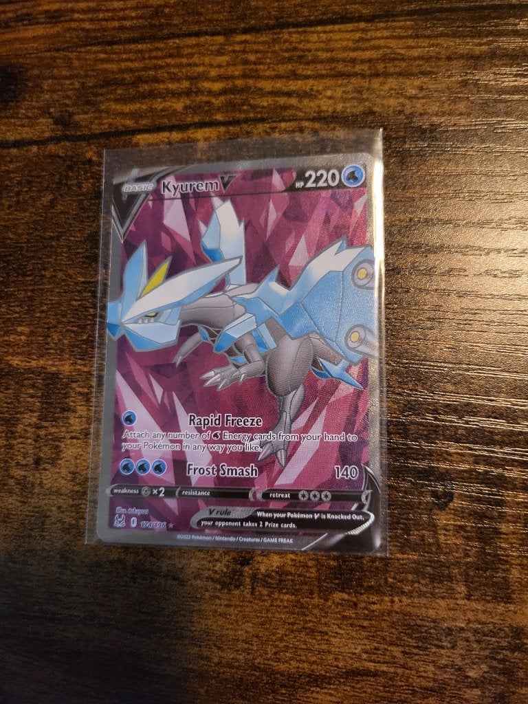 Kyurem V (LOR 174), Ophalen of Verzenden, Zo goed als nieuw, Losse kaart, Foil