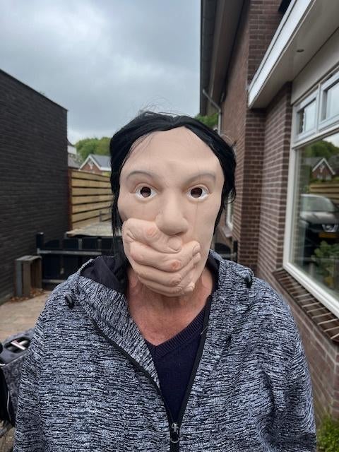 Eng masker - Horror masker - Halloween masker, Hobby en Vrije tijd, Feestartikelen, Ophalen of Verzenden, Nieuw, Feestartikel