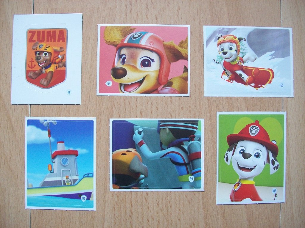 Paw Patrol stickers Aldi Duitsland 6 stuks Nickelodeon 2025, Verzamelen, Ophalen of Verzenden, Nieuw, Film, Tv of Omroep