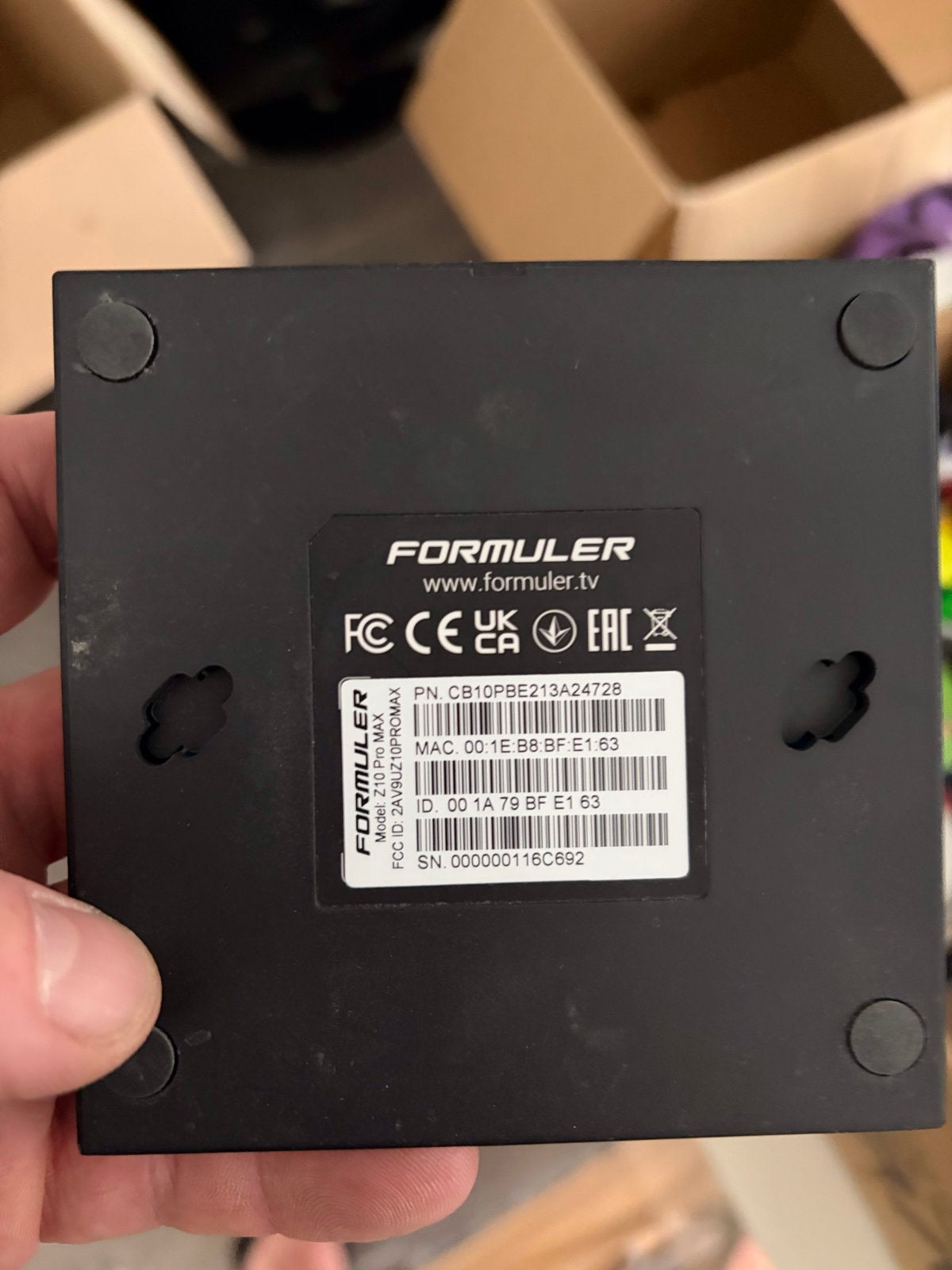 Formuler Z10 Pro Max Android TV Box met voeding, Ophalen, Gebruikt, HDMI, Zonder harde schijf