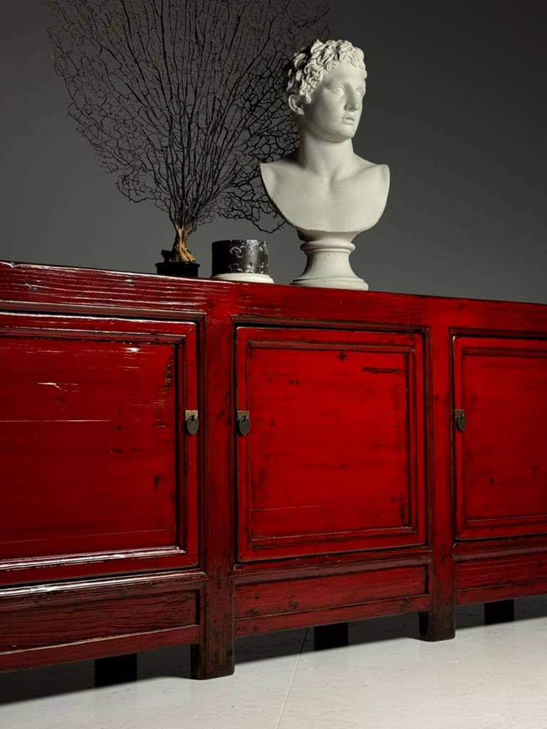 Chinees Dressoir Rood gelakt, Ophalen
