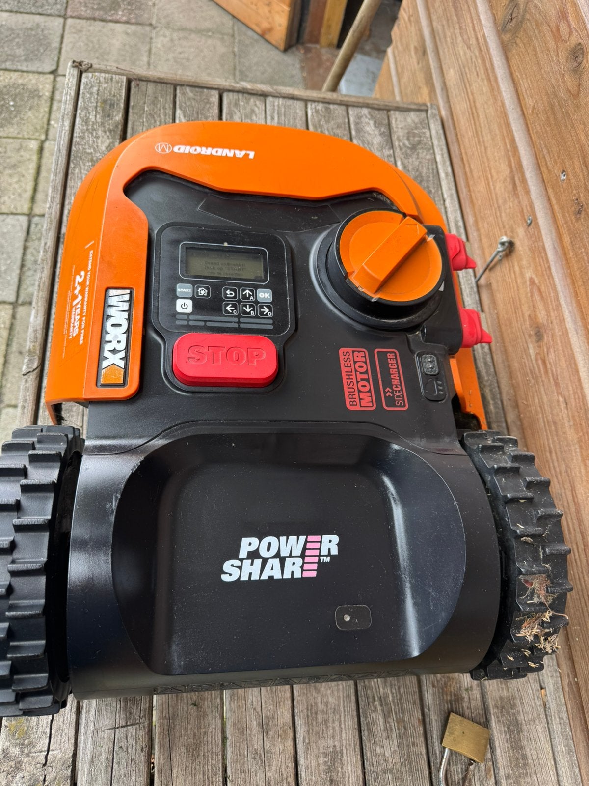 Robotmaaier worx, Ophalen, Gebruikt, Bestuurbaar via app