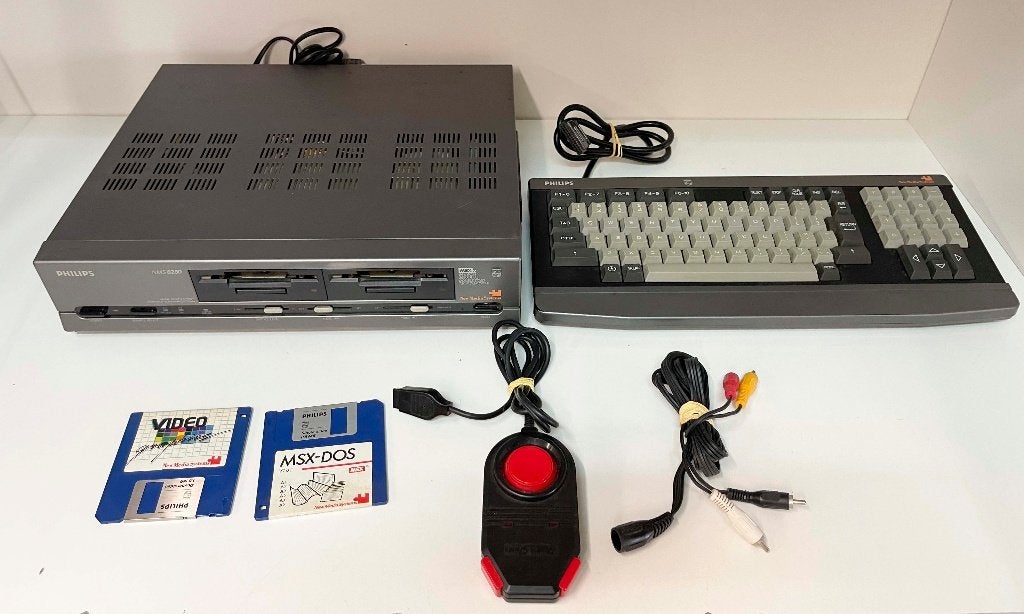 Philips NMS 8280 MSX2 Computer + Keyboard + Joystic, Computers en Software, Vintage Computers, Philips, N, N, Ophalen of Verzenden