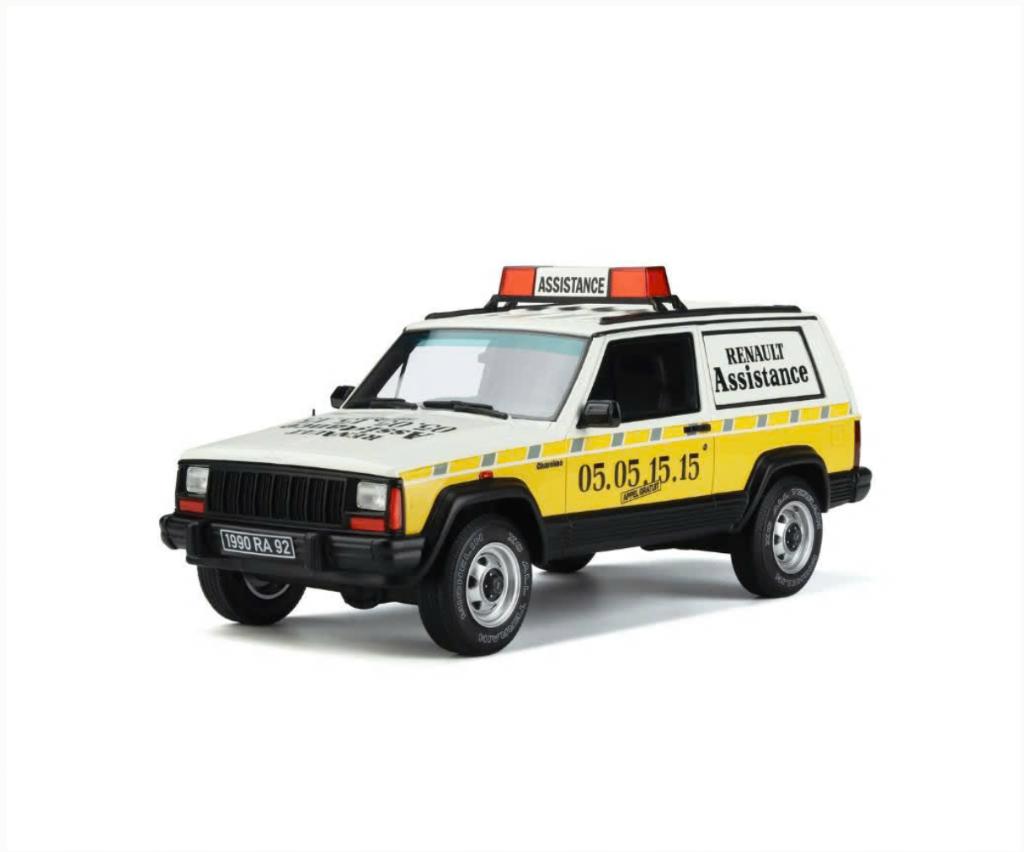 Jeep Cherokee Renault Assistance 1989 1/18 OTTO ref. OT939, Hobby en Vrije tijd, Modelauto's | 1:18, Verzenden, Nieuw, Auto, OttOMobile