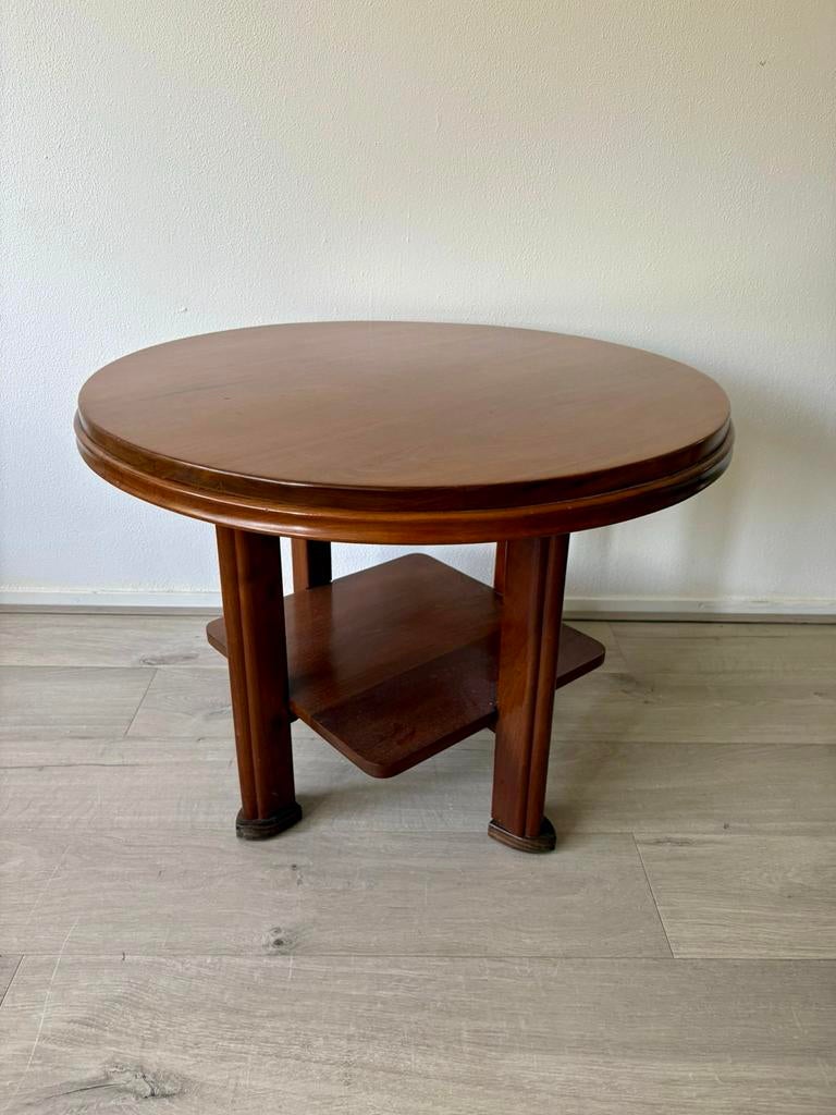 Ronde tafel ‘Art Deco’ Amsterdamse School, Antiek en Kunst, Antiek | Meubels | Tafels, Ophalen of Verzenden