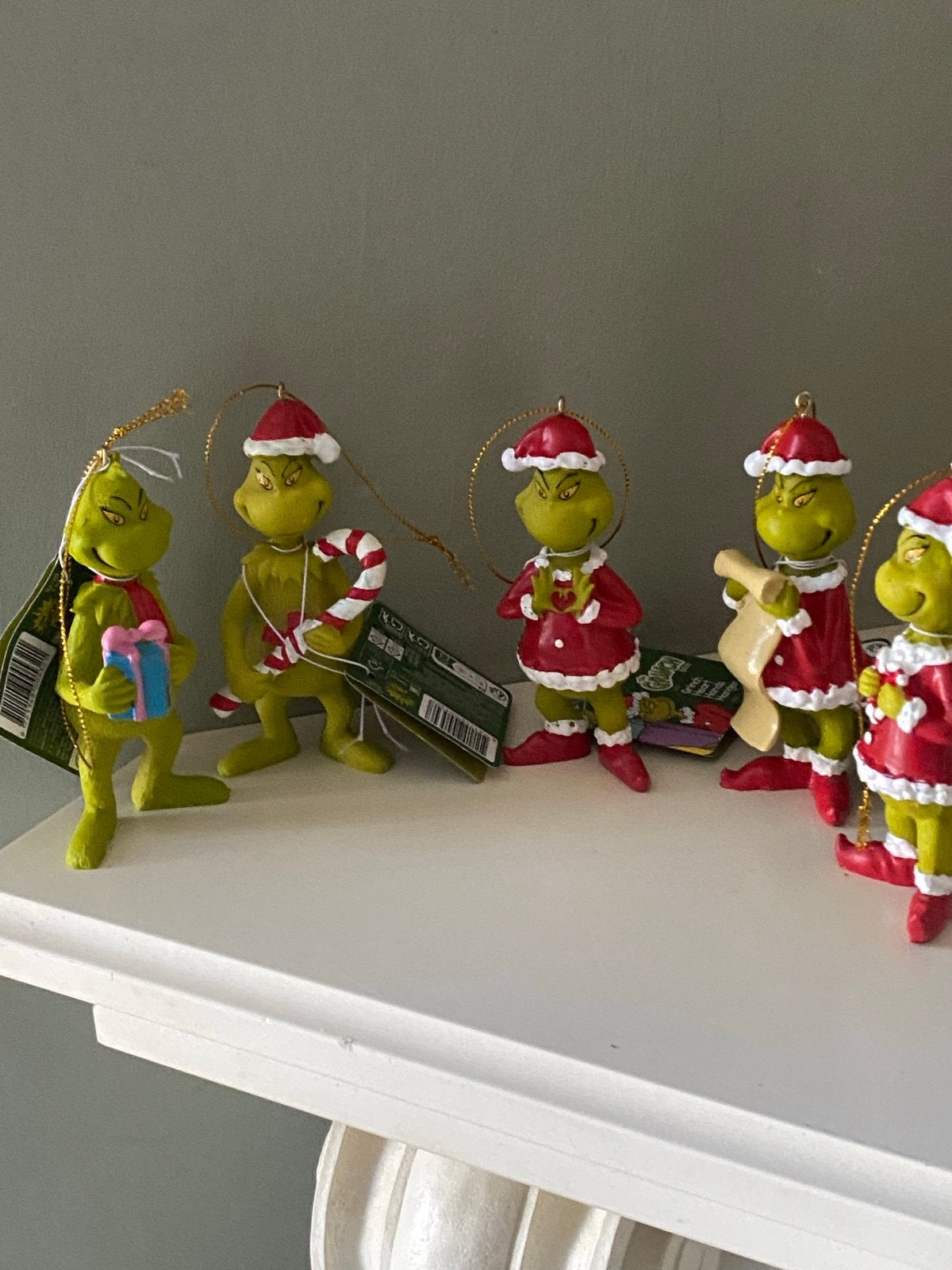 5 Grinch hangers, Ophalen of Verzenden