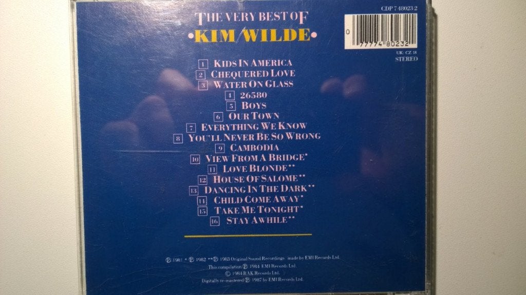 Kim Wilde - The Very Best Of Kim Wilde, Ophalen of Verzenden, Zo goed als nieuw, Pop, Album