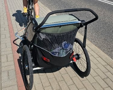 Thule Chariot Lite 2 fietskar, in goede staat+ Jogging Kit, Kinderen en Baby's, Kinderwagens en Combinaties, Ophalen, Zo goed als nieuw