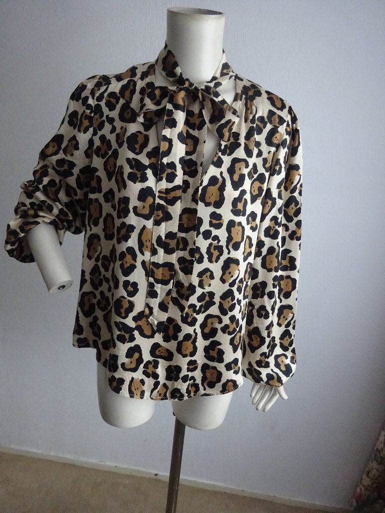 Fabienne Chapot zijde blouse mt XL, Maat 46/48 (XL) of groter, Zo goed als nieuw, Fabienne Chapot, Meerkleurig