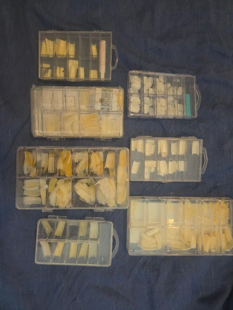 Nagel tips, Ophalen, Gebruikt, Wit, Handen en Nagels