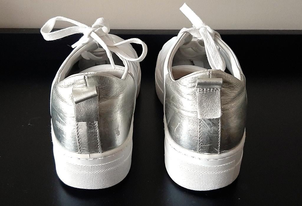 FIAMME, wit leren sneakers, maat 39, Kleding | Dames, Schoenen, Wit, Ophalen of Verzenden, Gedragen, Sneakers of Gympen