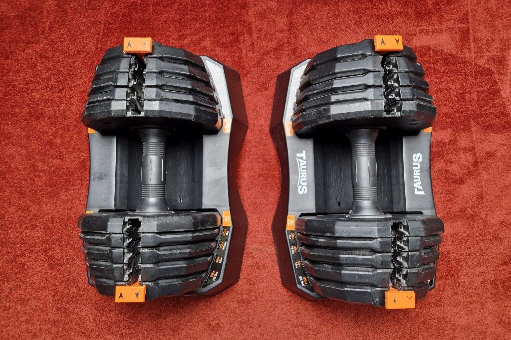 Taurus Selectabell: 5 paar dumbbells in één dumbbell, Ophalen, Gebruikt, Dumbbell