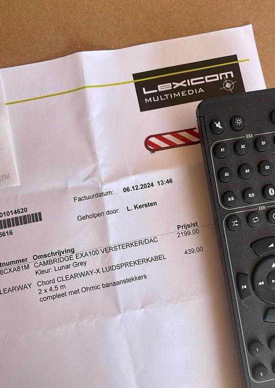 Cambridge Audio EXA100, Ophalen of Verzenden, Zo goed als nieuw, Overige merken