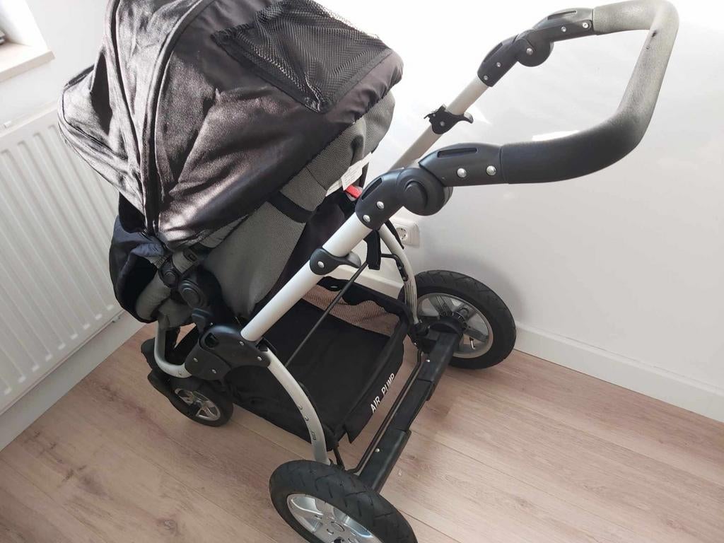 kees kinderwagen 2-in-1 Kinderwagen - Black Chic, Ophalen of Verzenden, Zo goed als nieuw, Verstelbare duwstang, Kinderwagen
