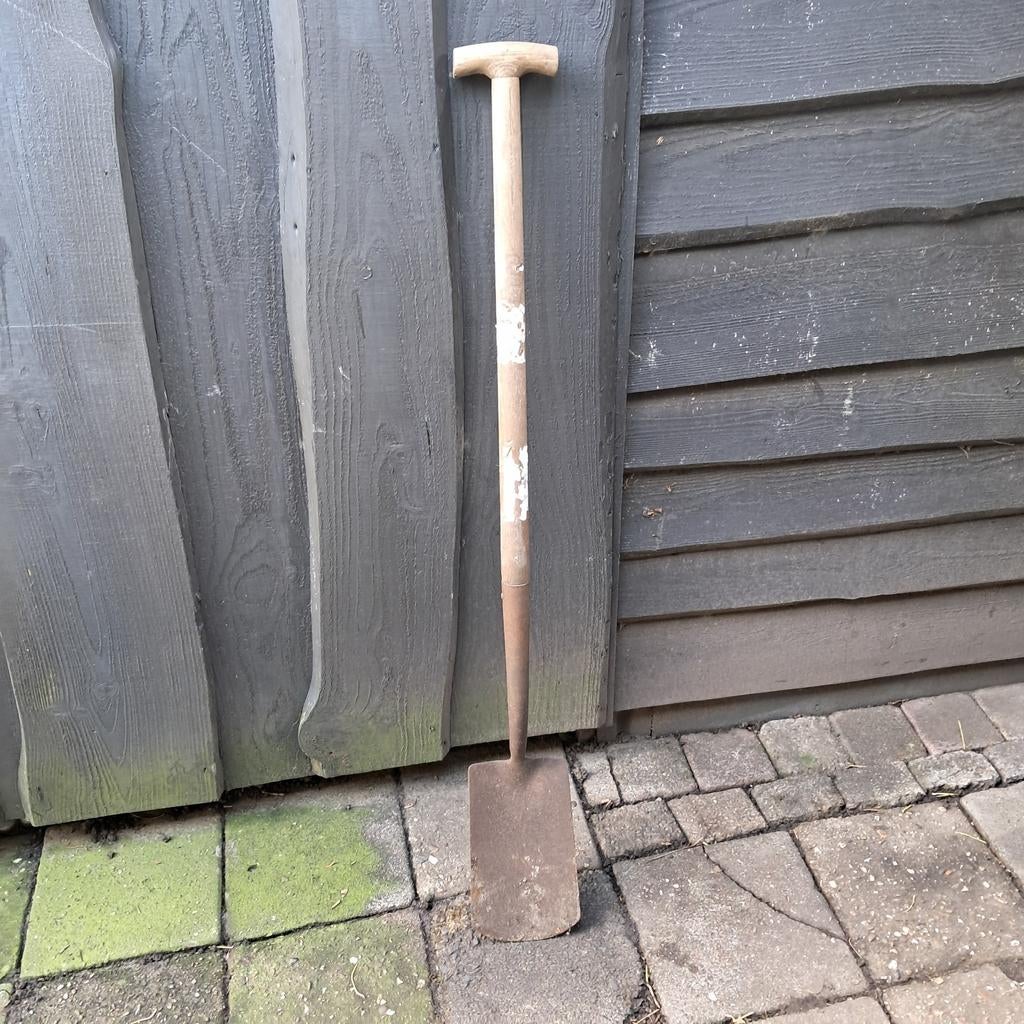 Stevige Jackson spade met houten steel, Ophalen of Verzenden, Gebruikt, Spade, Jackson