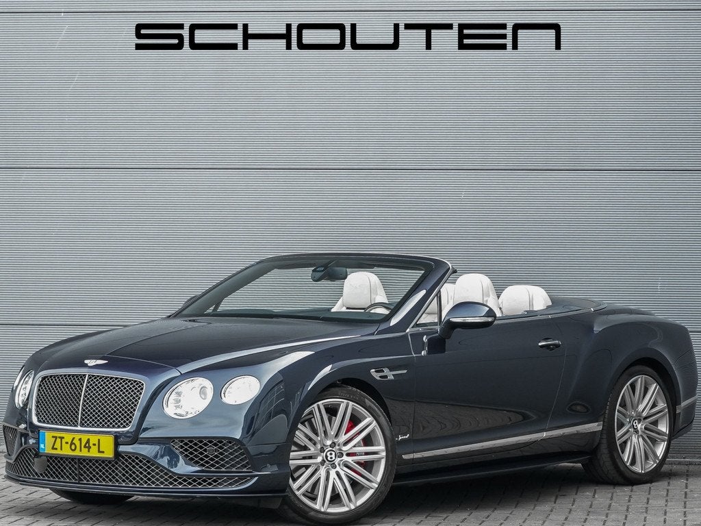 Bentley Continental GTC 6.0 W12 Speed Bentley Service Collec, Auto's, Bentley, Bedrijf, Te koop, Continental GTC, 4x4, ABS, Adaptive Cruise Control
