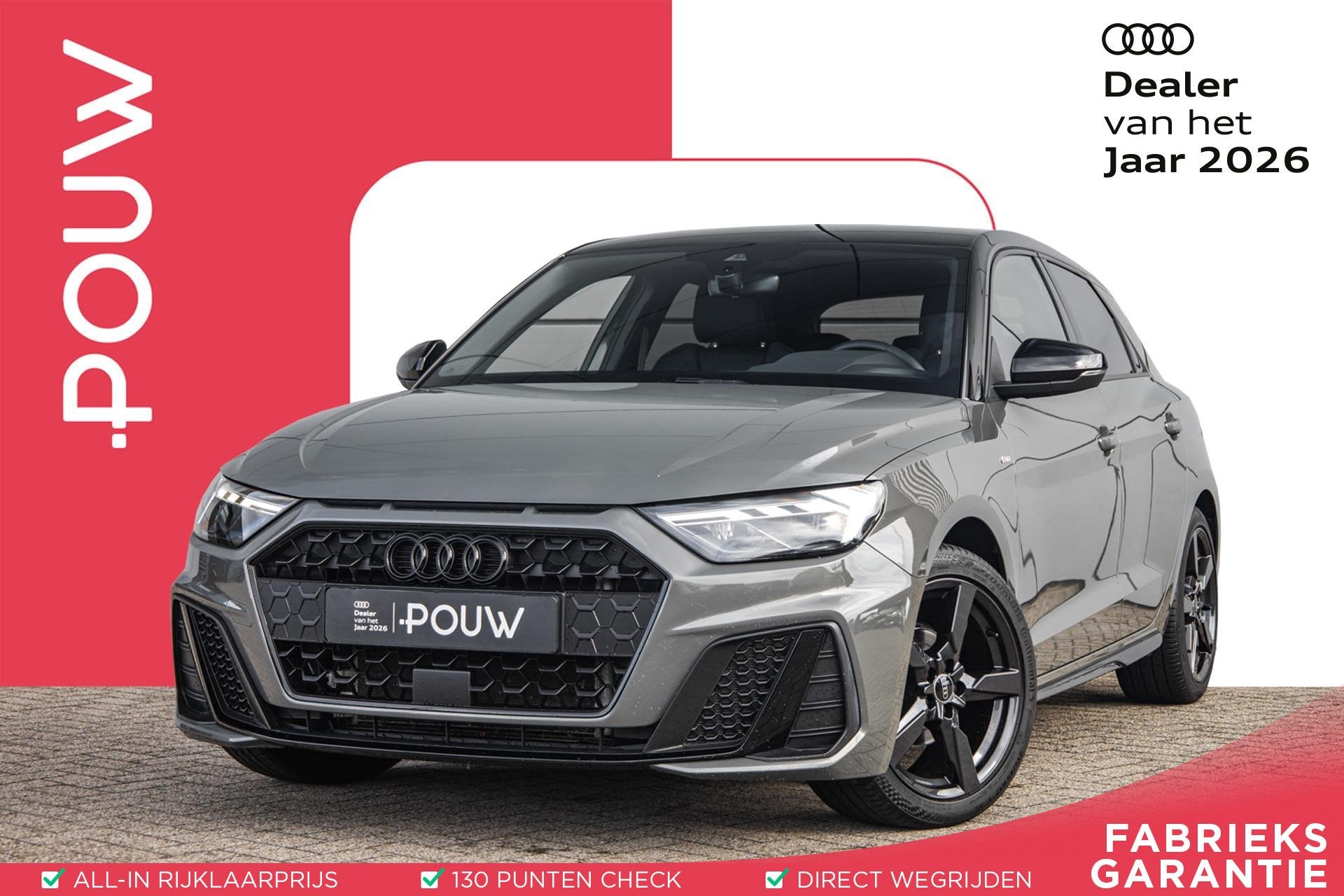 Audi A1 Sportback 25 TFSI 95pk S-tronic S edition | 17" LMV, Auto's, 95 pk, Leder en Stof, Origineel Nederlands, Bedrijf