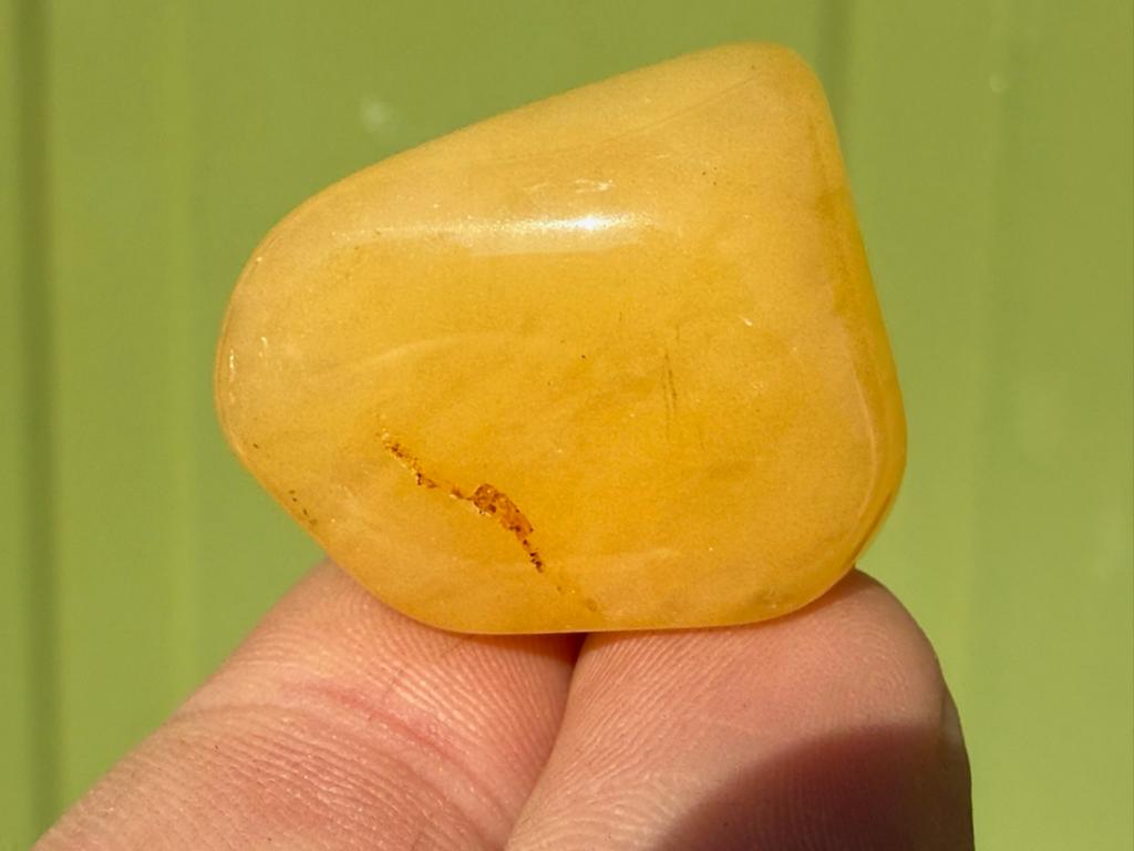 Gouden Himalaya Azeztuliet broekzaksteen mineralen, Ophalen of Verzenden, Mineraal