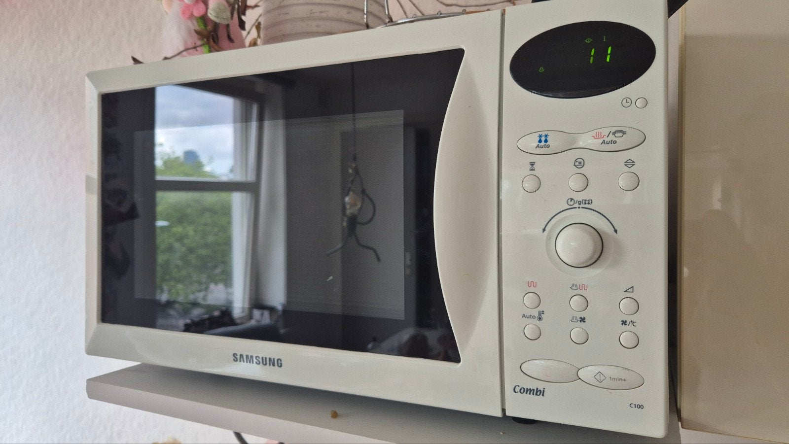 Samsung Combimagnetron C100 - Gebruikt, Witgoed en Apparatuur, Magnetrons, Gebruikt, Vrijstaand, Combimagnetron, 45 tot 60 cm